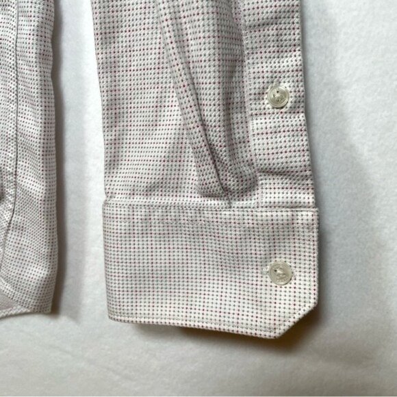 Perry Ellis Premium Slim Fit Printed Button Up Shirt Size 16 1/2 34/35 - Picture 8 of 9